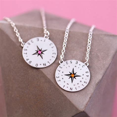 latitude longitude jewelry|latitude longitude necklace.